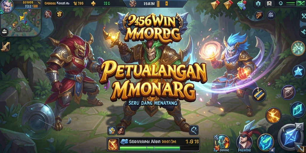 Tampilan gameplay dalam dunia fantasi yang menakjubkan di 456WIN.
