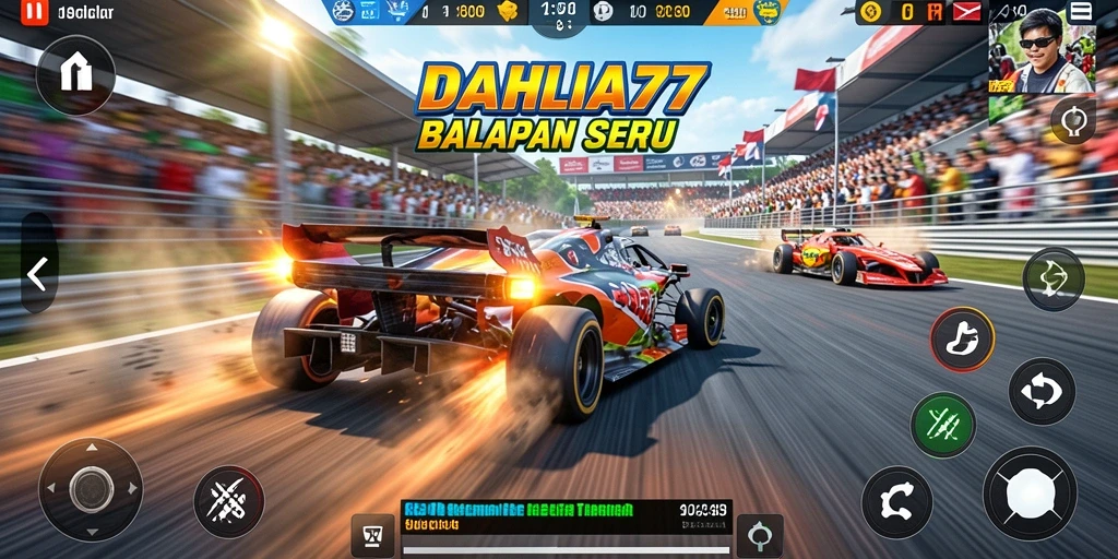 Gameplay Racing yang mendebarkan di DAHLIA77.