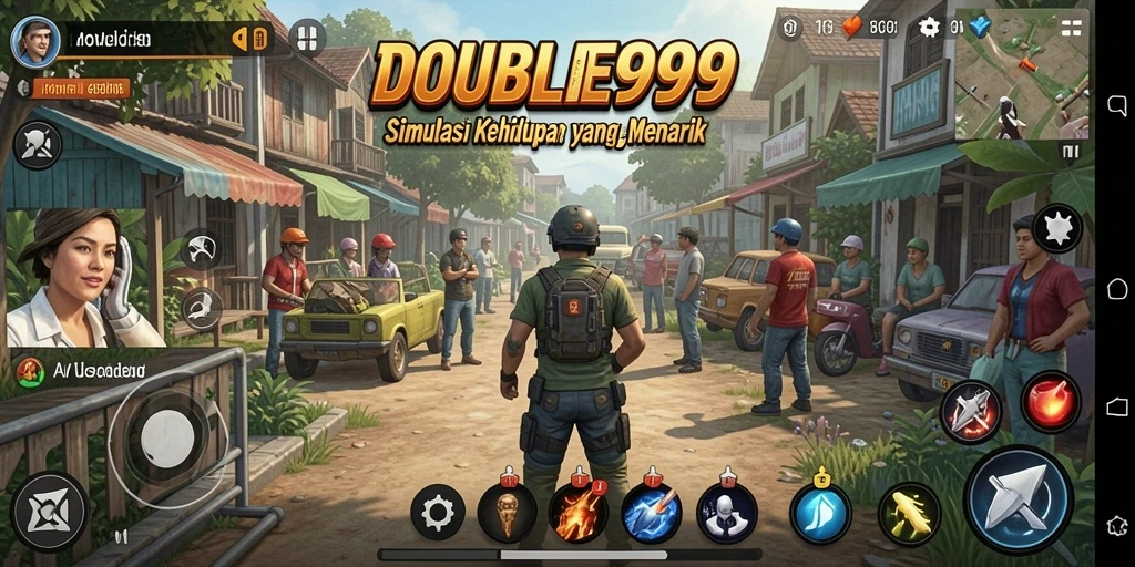 Gameplay menarik di DOUBLE999 dengan berbagai interaksi sosial.