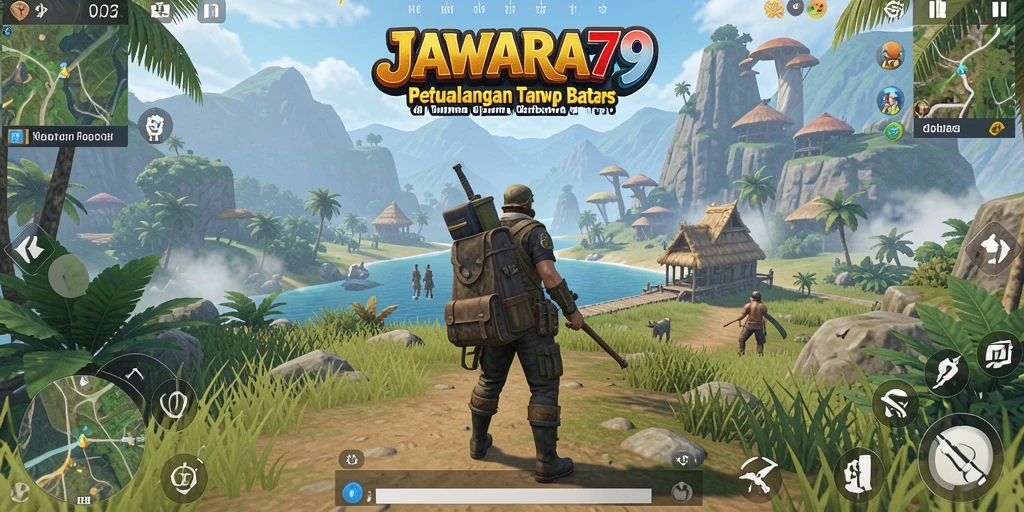 Tampilan gameplay <strong>JAWARA79</strong> yang menakjubkan di dunia terbuka.