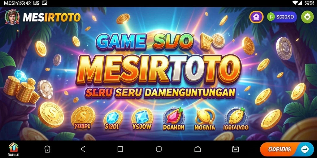 Tampilan gameplay MESIRTOTO yang mengasyikkan dan penuh warna.