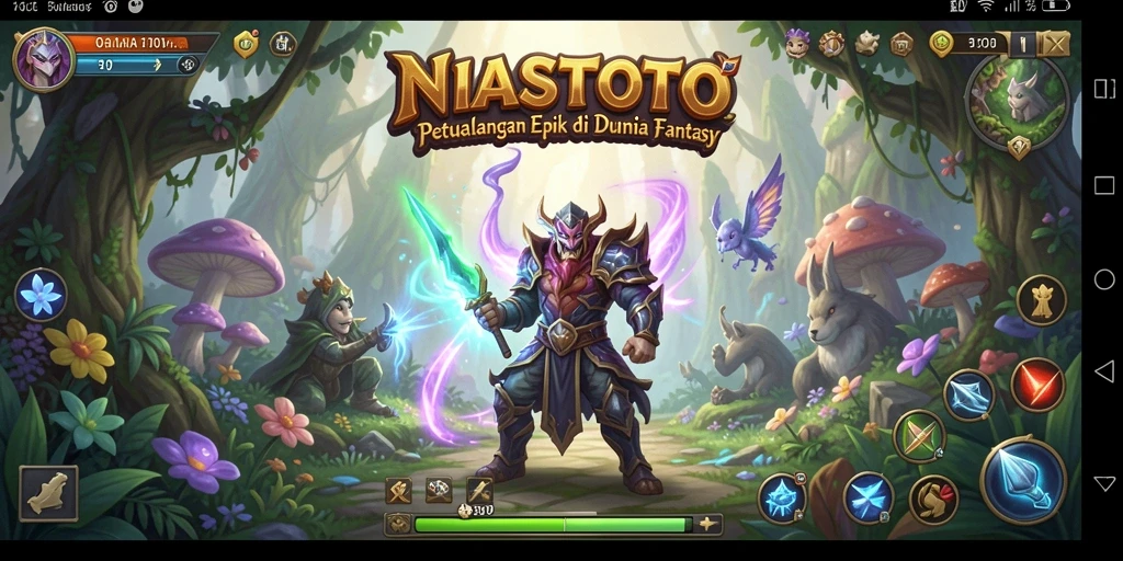 Tampilan gameplay NIASTOTO yang menakjubkan dan penuh warna.