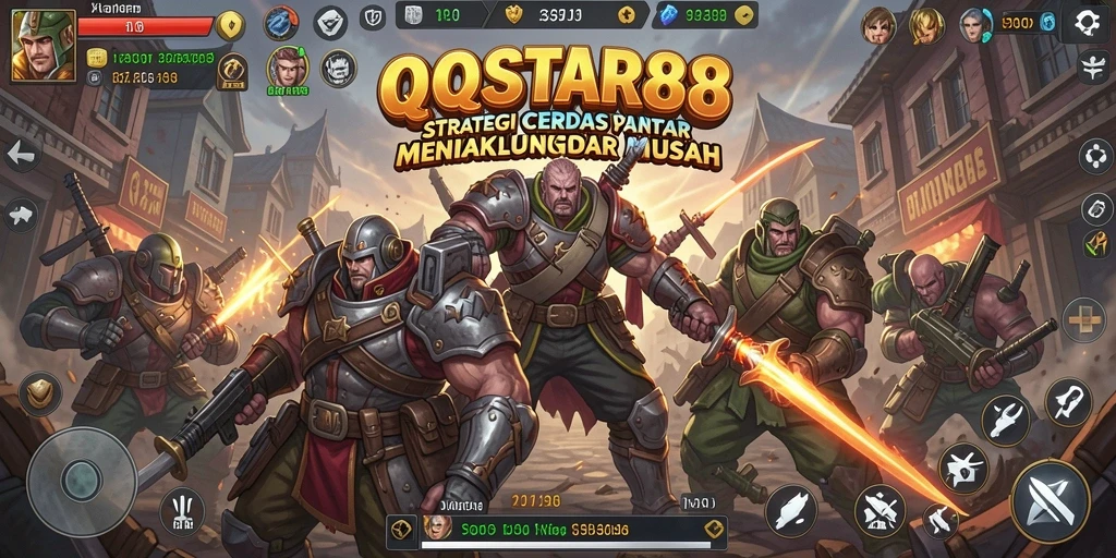 Screenshot gameplay QQSTAR88 menampilkan momen pertempuran strategis yang mendebarkan.