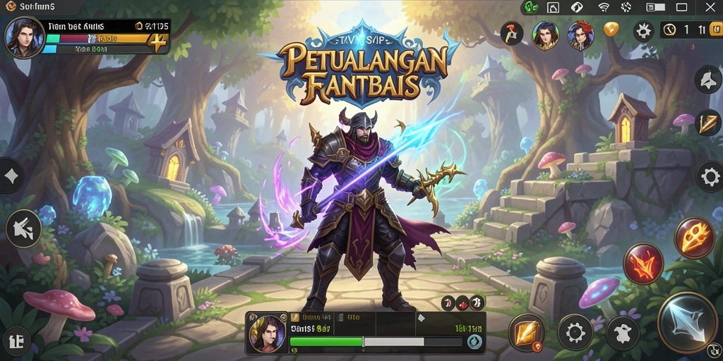 Tangkapan layar permainan SVIP5 yang menampilkan aksi pertarungan RPG yang seru.